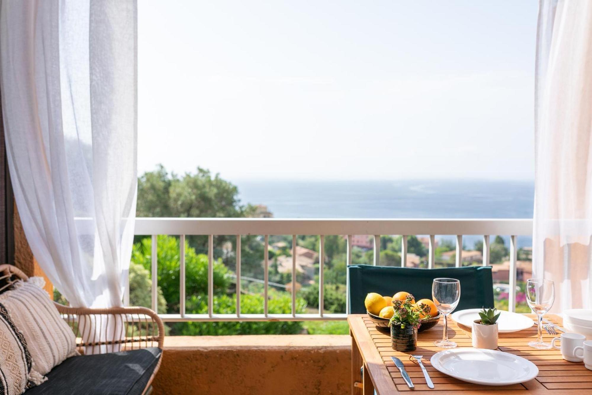 Vue Mer Et Jardin Theoule-sur-Mer Ngoại thất bức ảnh